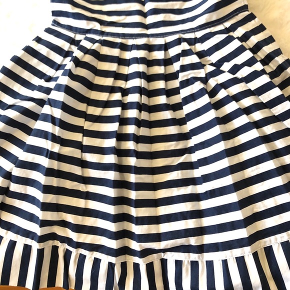 Pumpkin Patch Girls Dress with Bow Stripes Size 9 - Picture 6 of 10
